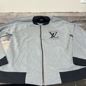 ALF Linda Finegold Zip Up Sweatshirt NWOT (L) LV Louis Vuitton Limited Run